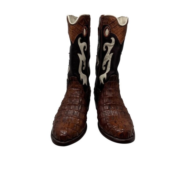 Tecovas Birthday Mens Cowboy Boots IX 9.5 EE Ltd  Hornback Alligator western NEW main image 11